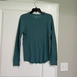 Gap Mens Casual Blue Long Sleeve Tee